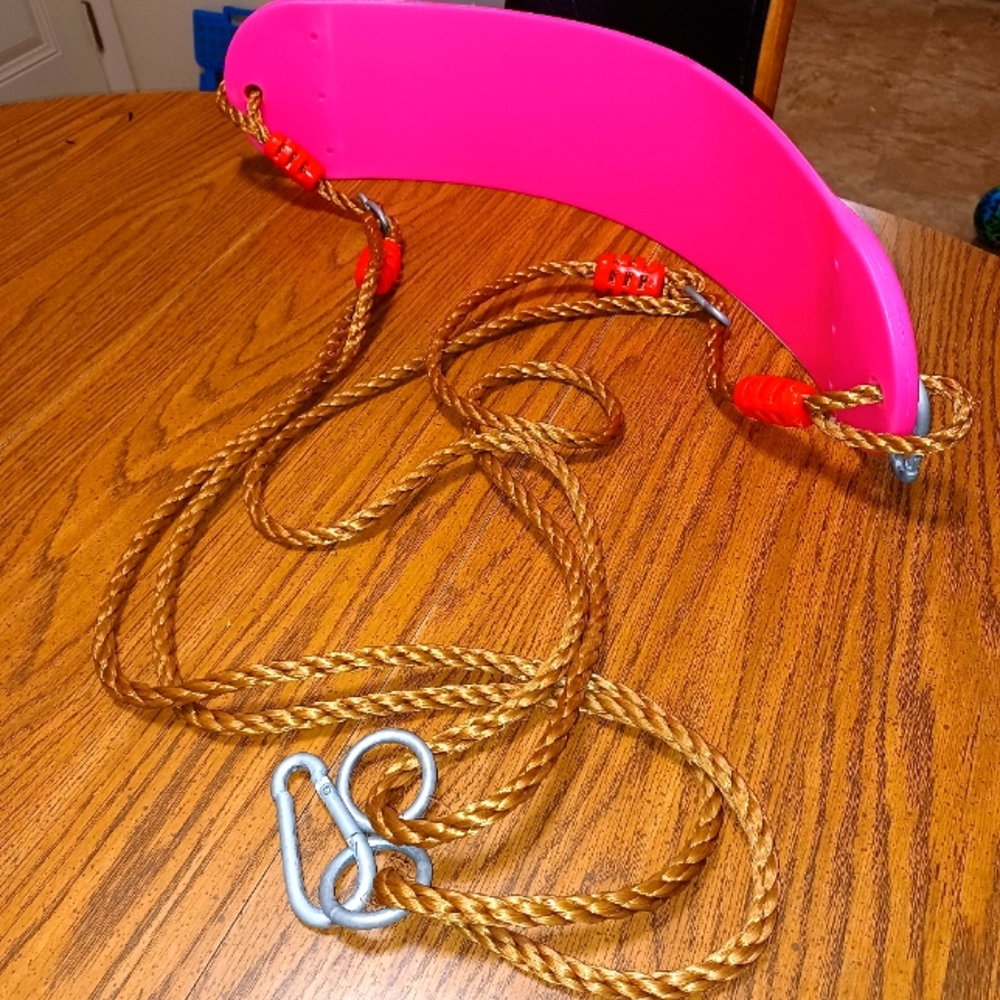 Pink swing